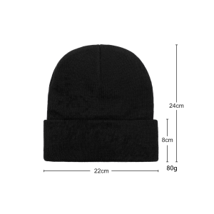 Large Ribbed Beanie — Extra Room & Thicker Knit | 31 Colors | HA-BEA-LRG-002