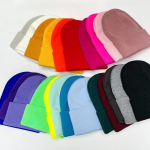 Classic Ribbed Beanie — 70 Colors | Custom Embroidery | HA-BEA-CLA-001