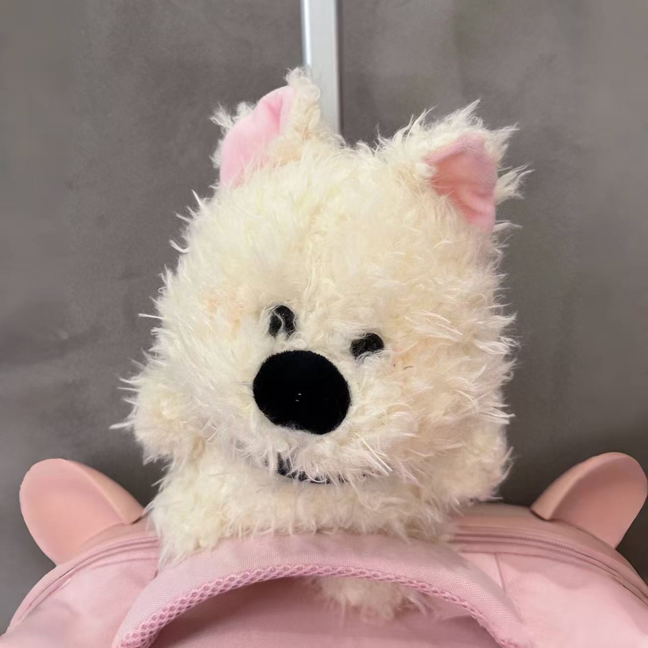 Long Fur Westie Plush Toy — 23cm | PLU-WES-001 - Image 3